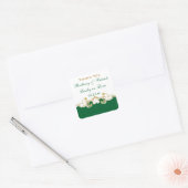 Groene, witte, gouden Sticker met schuifwiel (Envelop)