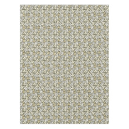 Groene Witte & Grijze Bladeren Tafelkleed