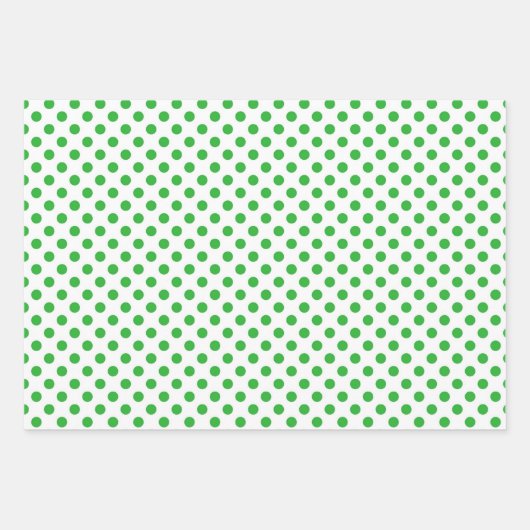 Groene witte haarvlekken kerst inpakpapier vel (Voorkant)