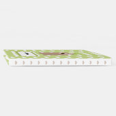 GROENE & WITTE HARTEN MET TEDDYBEER GASTENBOEK (Rug)