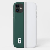 Groene & Witte Hogeschoolkleuren  Case-Mate iPhone Case (Achterkant)