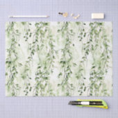 Groene Witte Ivy verlaat Verjaardag van het Wilde  Tissuepapier (Craft)