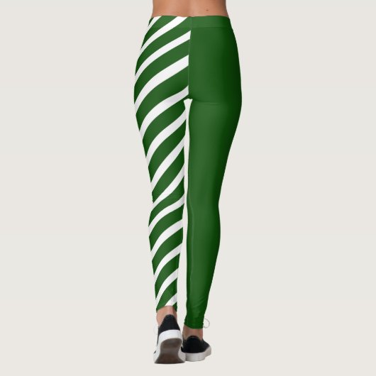 Groene & Witte Jester Leggings (Achterkant)