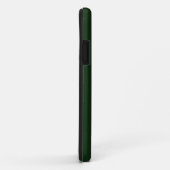 Groene & Witte Koolstofvezel Streep iPhone 5 Hoes (Achterkant/rechts)