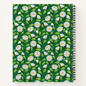 Groene & Witte Lente Madeliefjes & Klimop Persoonl Notitieboek (Achterkant)