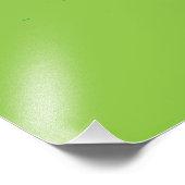 Groene witte Oranje elementen Foto Afdruk (Hoek)