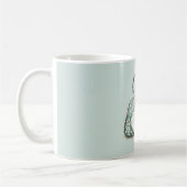 Groene Witte Parels Tas Koffiemok (Links)