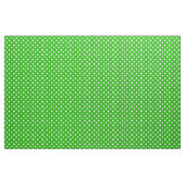 Groene Witte Polka Dots Textiel Stof (Yard (91,4 cm))
