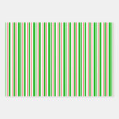 Groene, witte, rode kerst met glans gekleurde patr inpakpapier vel (Voorkant 2)