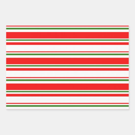 Groene, witte, rode kerst met glans gekleurde patr inpakpapier vel (Voorkant)