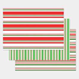 Groene, witte, rode kerst met glans gekleurde patr inpakpapier vel