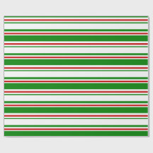 Groene, witte, rood gekleurde kerstlijnen