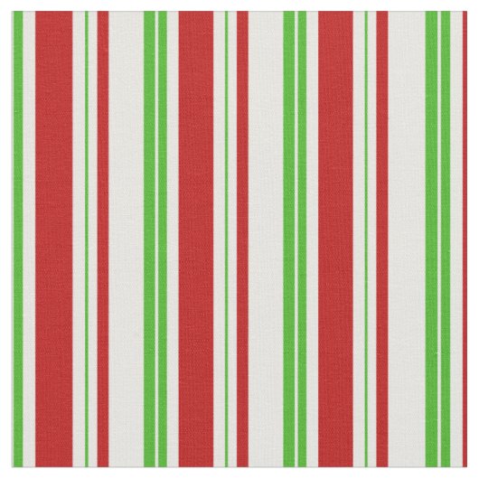Groene, witte, rood gekleurde kerstlijnen stof (Close Up)