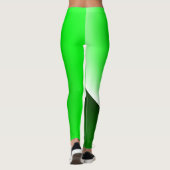 Groene witte spiraal leggings (Achterkant)