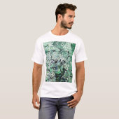 GROENE WITTE SPRINGSTROMEN T-SHIRT (Voorkant volledig)