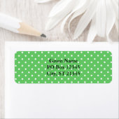 Groene & Witte Stippen Etiket (Insitu)
