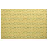 Groene witte Stippen op geel Stof (Yard (91,4 cm))