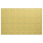 Groene witte Stippen op geel Stof (Fat Quarter)