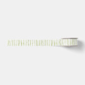 Groene Witte Strepen Bruiloft Grosgrain Lint (Voorkant)