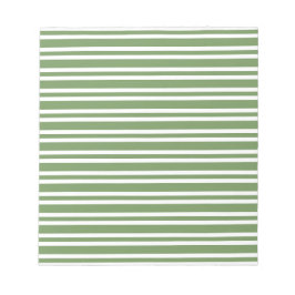 Groene Witte Strepen Patroon Notitieblok