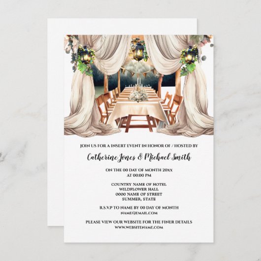 Groene witte wijngaard wijnwijn boerderij eetlanta kaart (Voorkant / Achterkant)