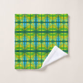 Groene woestijn inspiratie bad handdoek (Wasdoekje)