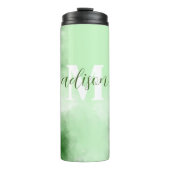 groene wolk Thermal Tumbler Thermosbeker (Voorkant)