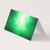 Groene wolken visitekaartje (Achterkant)