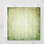 Groene Wooden Floral Romantic Love Letter (Achterkant)