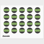 Groene & Woodgrain  Stickers (Vel)