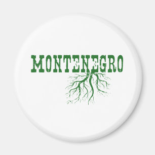 Groene Word-kunst van Montenegro Magneet