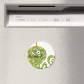 Groene wormmagneet magneet (Insitu (Vaatwasser))