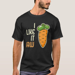 Groene wortel die ik leuk vind Raw Vegan Lifestyle T-shirt