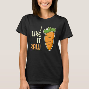 Groene wortel die ik leuk vind Raw Vegan Lifestyle T-shirt