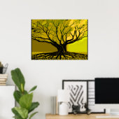 Groene wortels poster (Thuiskantoor)