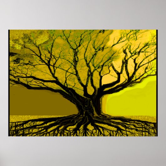 Groene wortels poster (Voorkant)