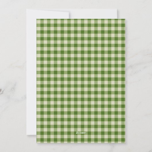 Groene Wreater Custom Text Holiday Photo Card Feestdagenkaart (Achterkant)