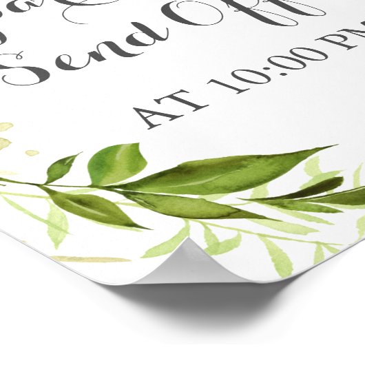 Groene Wreath Sparkler verzendt van het Poster van (Hoek)