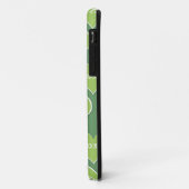 Groene XOXO Harten achtergrondkleur Case-Mate iPhone Case (Achterkant/links)