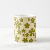 Groene Y2K Wildflower Bold Retro Spring Kitchen Koffiemok (Center)
