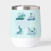 Groene Yoga Katten (Achterkant)