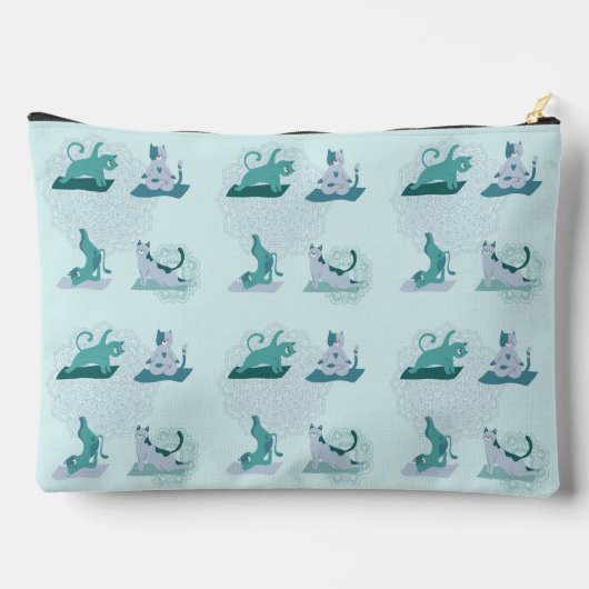 Groene Yoga Katten Etui (Achterkant)
