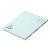 Groene Yoga Katten Notitieblok (Linkerzijde)