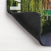  Groene Zaanse Schans Nederlands Timber Houses Muismat (Hoek)