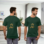 Groene zakelijke logo t-shirt<br><div class="desc">Een groen T-shirt. Personaliseer en voeg uw zakelijke logo toe,  zowel aan de voorkant als aan de achterkant.</div>