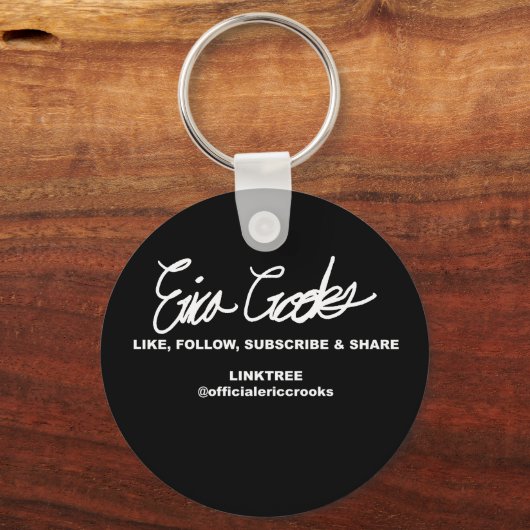 Groene zakelijke uitvoerende pop sleutelhanger (Achterkant)