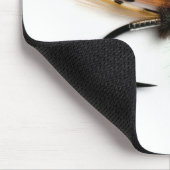 Groene zalm vliegende mousepad muismat (Hoek)