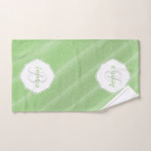 Groene zand rimpels - Aangepaste set handdoeken (Handdoek)