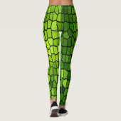 Groene zandsteen leggings (Achterkant)