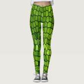 Groene zandsteen leggings (Voorkant)
